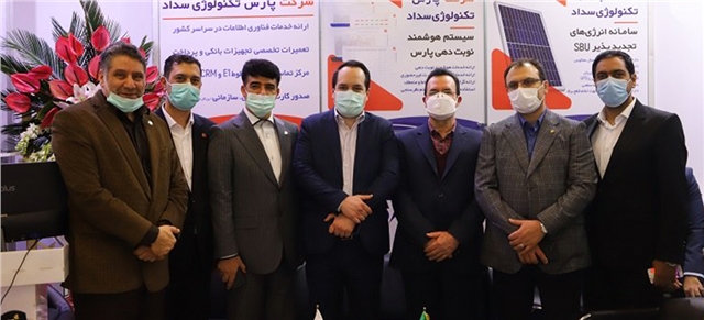 حضور معاون فناوری اطلاعات و شبکه ارتباطات بانک ملی ایران در غرفه سداد